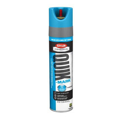 Krylon Industrial Marking Paint,22 oz,Fluor. Caution Blue QT0362000