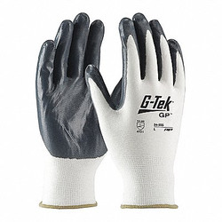 Pip Glove Coated,White,Seamless,L,PR 34-225/L