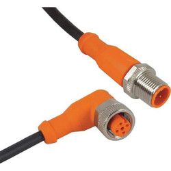 Ifm Cordset,5 Pin,Receptacle,Female EVC018