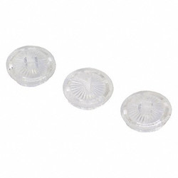 Kissler Index Buttons,1-1/16 in. Size,Chrome 92-5009S