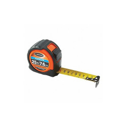 Keson Tape Measure,SAE/Metric,Blade 25 ft. L PG18M25WIDEV