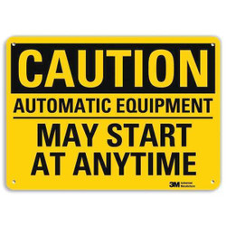 Lyle Caution Sign,7 in x 10 in,Aluminum U4-1067-NA_10x7