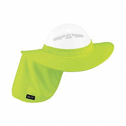 Chill-Its by Ergodyne Visor with Neck Shade,Polyester,Lime 6660