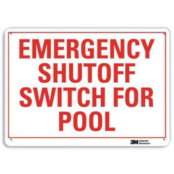 Lyle Emergency Sign,10 in x 14 in,Aluminum U7-1145-NA_14x10