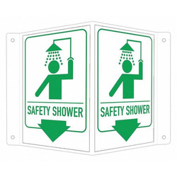 Lyle Safety Sign,6 in x 7 1/2 in,Aluminum LCVB-0027-NA_4x6