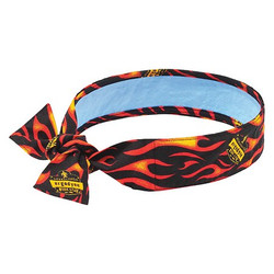 Chill-Its by Ergodyne Cooling Tie Bandana, Universal, Flame 6700CT