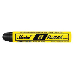 Markal Paint Marker,11/16 In.,Black,PK12 80223