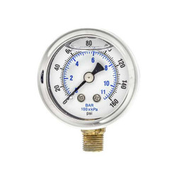 Pic Gauges Pressure Gauge,1/8 in. NPT,1-1/2in 201L-158F