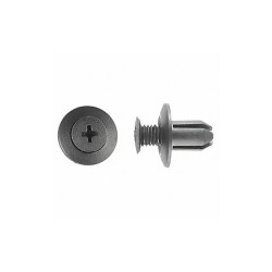 Manufacturer Varies Retainer,Blk Nylon,8mm, 12mm L,PK10 9287PK