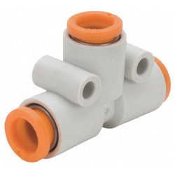 Smc Tee,1/4 in.x5/16 in.,TubexTube KQ2T07-09A