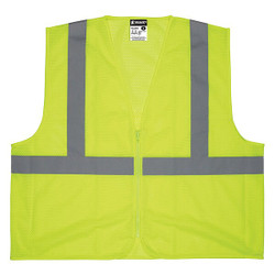 Mcr Safety High Visibility Vest,XL Size,Unisex V2CL2MLZXL