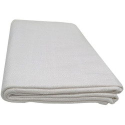 R & R Textile Blanket,90 in L,White X51100