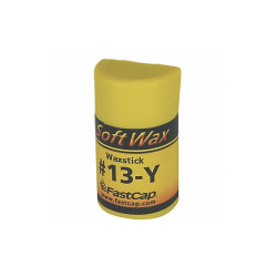 Fastcap Soft Wax Filler System,1 oz,Stick,Yellow WAX13S-Y