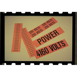 Stranco Conduit/Voltage Marker,277/480 Volts,PK5 CVC-1071-PK