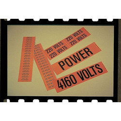 Stranco Conduit/Voltage Marker,13,800 Volts,PK5 CVA-1069-PK