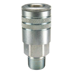 Parker Quick Connect,Socket,3/8" Body,1/2"-14 24F