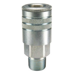 Parker Quick Connect,Socket,3/8" Body,1/2"-14 24F
