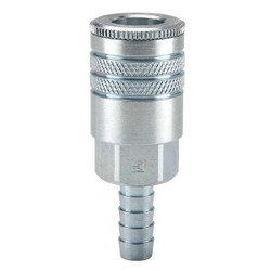 Parker Quick Connect,Socket,3/8" Body,3/8" Barb 24-5B