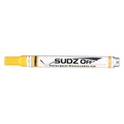 Dykem Paint Marker, Removable, Yellow 91694