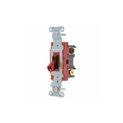 Sim Supply Wall Switch,20A,Red,4-Way Type,Toggle  4904BRED