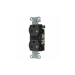 Sim Supply Receptacle,Black,20A,Nylon,Side Winning  CRS20BLKTR