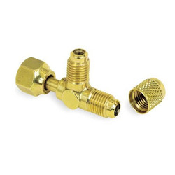 Jb Industries 1/4" Access Valve Tee w/ Flare Nut,PK3 A31851-G