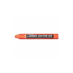 Markal Lumber Crayon,Orange,Wax,PK12 80354