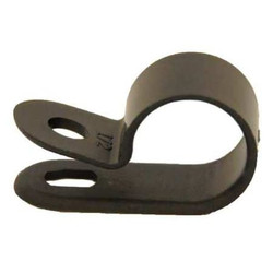 Dolphin Components Cable Clamp,1/4 In,Black,PK100 DC-1/4NB