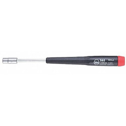 Wiha Solid Round Prcn Nut Driver, 3/32 in 26523