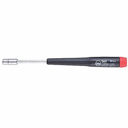 Wiha Solid Round Prcn Nut Driver, 7/64 in 26527