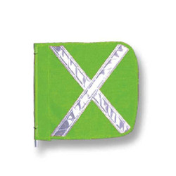 Checkers HD Flag,Reflexite X,16x16 In, Green FS9025-16-G