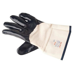 Showa Coated Gloves,Navy, White,10,PR 7066-10