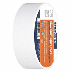 Shurtape Duct Tape,White,1 7/8 in x 60 yd,9 mil PC 009 WHI-48mm x 55m-24 rls/cs