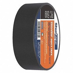 Shurtape Duct Tape,Black,1 7/8 in x 60 yd,9 mil PC 009 BLK-48mm x 55m-24 rls/cs