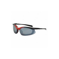 Crossfire Safety Glasses,Silver Mirror 873
