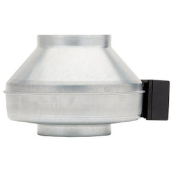 Fantech Steel 13"D,15.1"H,8"W Inline Duct Fan 56208