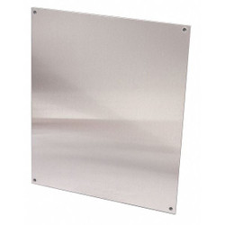 Wiegmann Back Panel,17.00" L,0.50" W,Aluminum HW-WM3020AWW