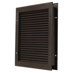 National Guard Louver, No Vision, Dk Bronze, 24 x 18  L-700-BFDKB-24x18