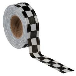 Presco Flaging Tape,Blck/Whte,300 ft,1 3/16 in CKWBK-200