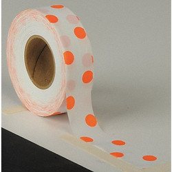 Presco Flagging Tape,Orange/Whi,150ft x 1-3/8In SPGW-200