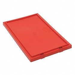 Quantum Storage Systems Lid,Red,Polyethylene,16 in LID181RD