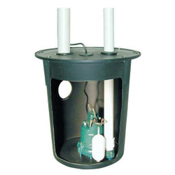 Zoeller SumpPumpSystem,9ft,1/3hp,120VAC 900-0002