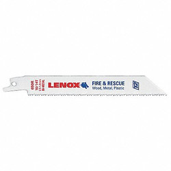 Lenox Reciprocating Saw Blade,TPI 10/14,PK5  20374650R5