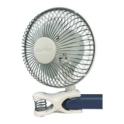 Air King Clip-On Fan,2 Speeds,6" Blade Dia. 9145