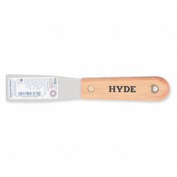 Hyde Putty Knife,Stiff,1-1/4",Carbon Steel 07060