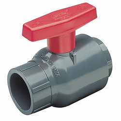 Spears Compact Ball Valve,PVC,Inline,Tee,3/4in 2121-007