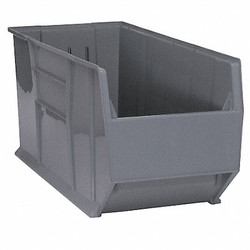 Quantum Storage Systems Bin,Gray,Polypropylene,17 1/2 in QRB166GY