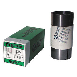 Precision Brand Shim Stock,Roll,Cold Low Stl,0.0070 In 16380