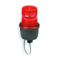 Federal Signal Low Profile Warning Light,Strobe,Red, LP3M-120R