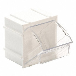 Quantum Storage Systems Tip-Out Bin,White,Unfinished,3 in QTB409WT